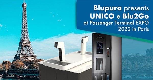 Blupura presents UNICO and Blu2Go at Passenger Terminal EXPO 2022 in ParisBlupura presents UNICO and Blu2Go at Passenger Terminal EXPO 2022 in Paris