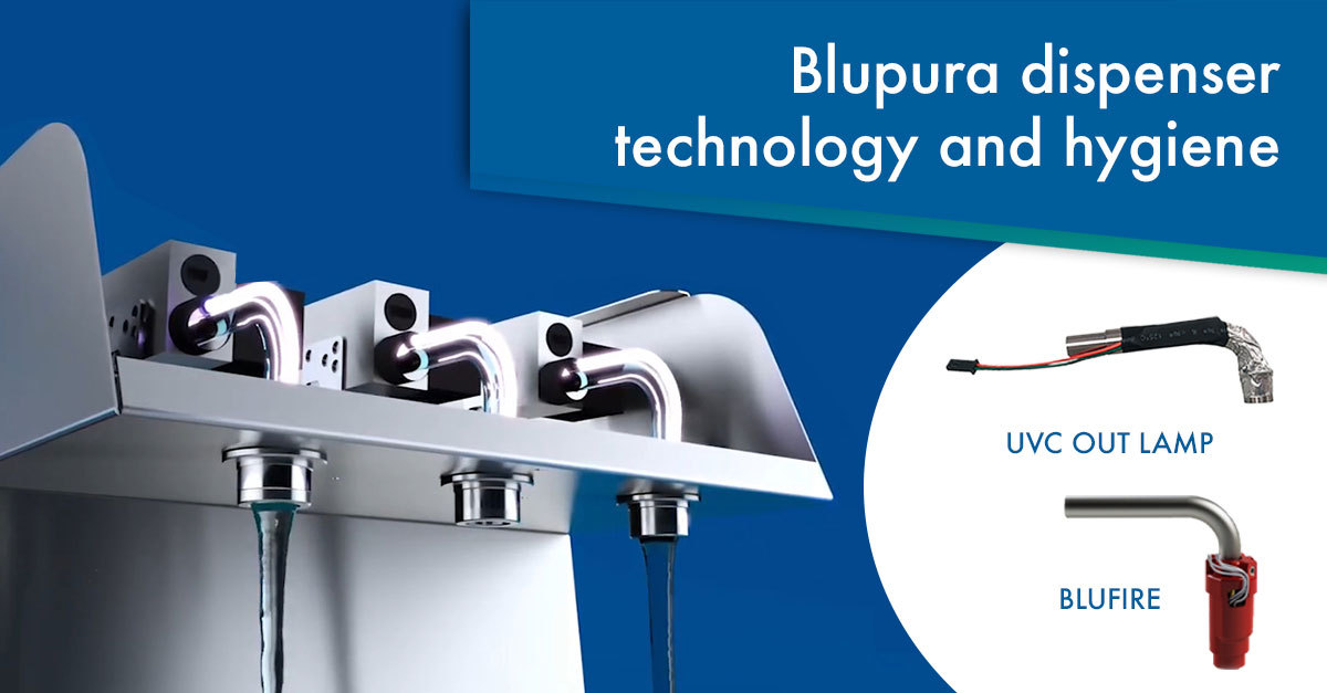 Blupura dispenser technology and hygiene
