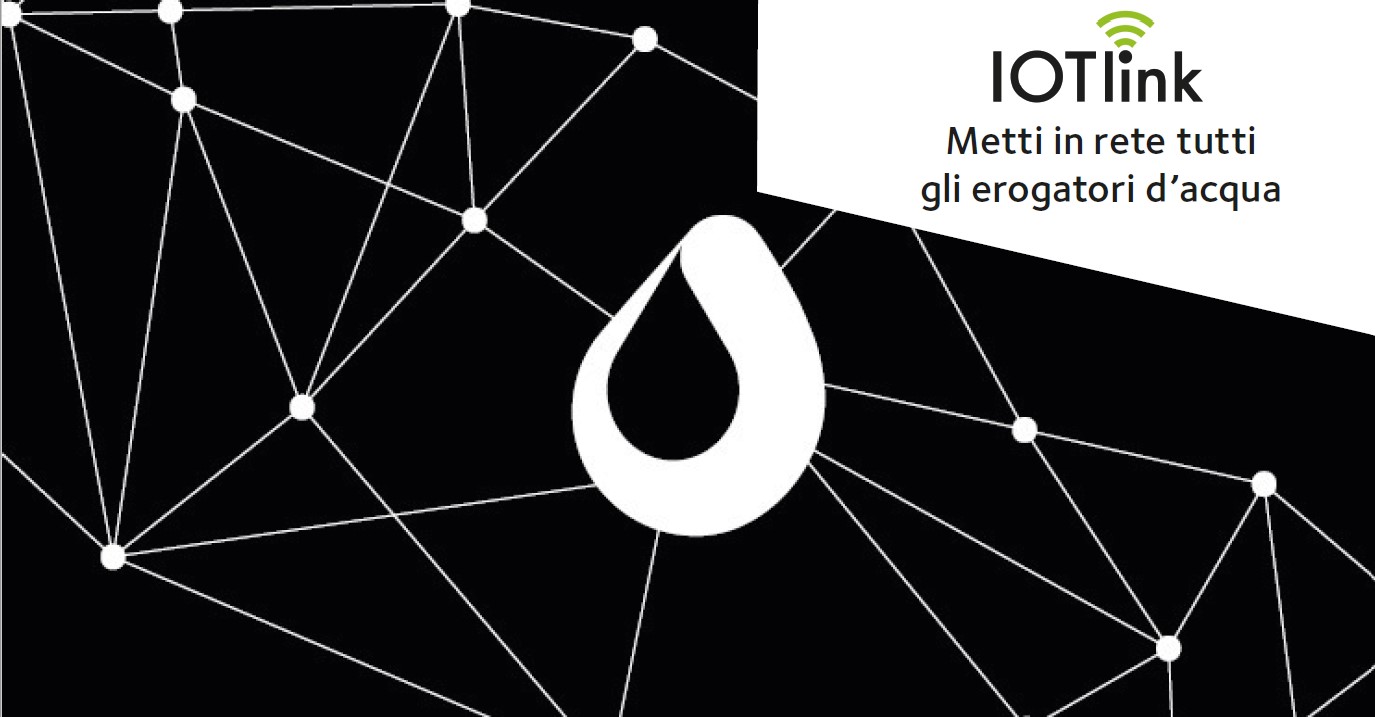 IoTlink mette in rete tutti gli erogatori d’acqua di qualsiasi marca