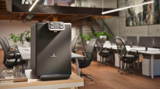 rebel in a modern office