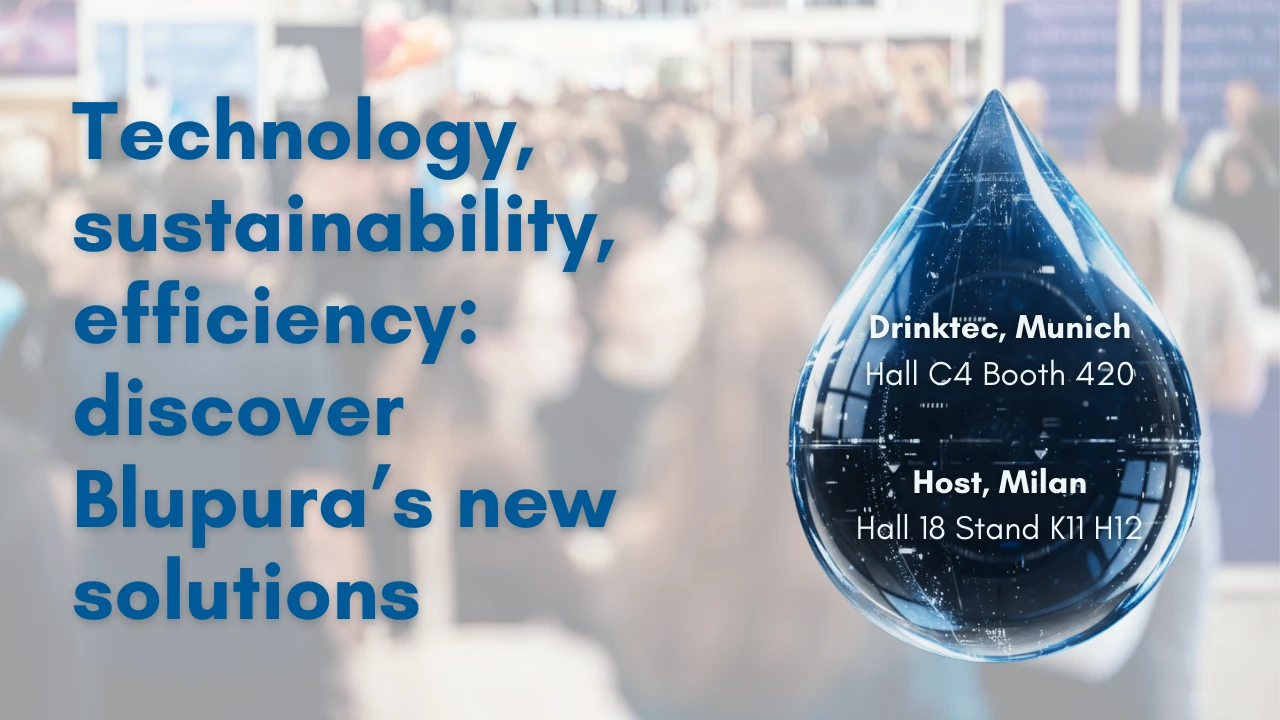 Blupura brings innovation to Drinktec and HostMilano 2025