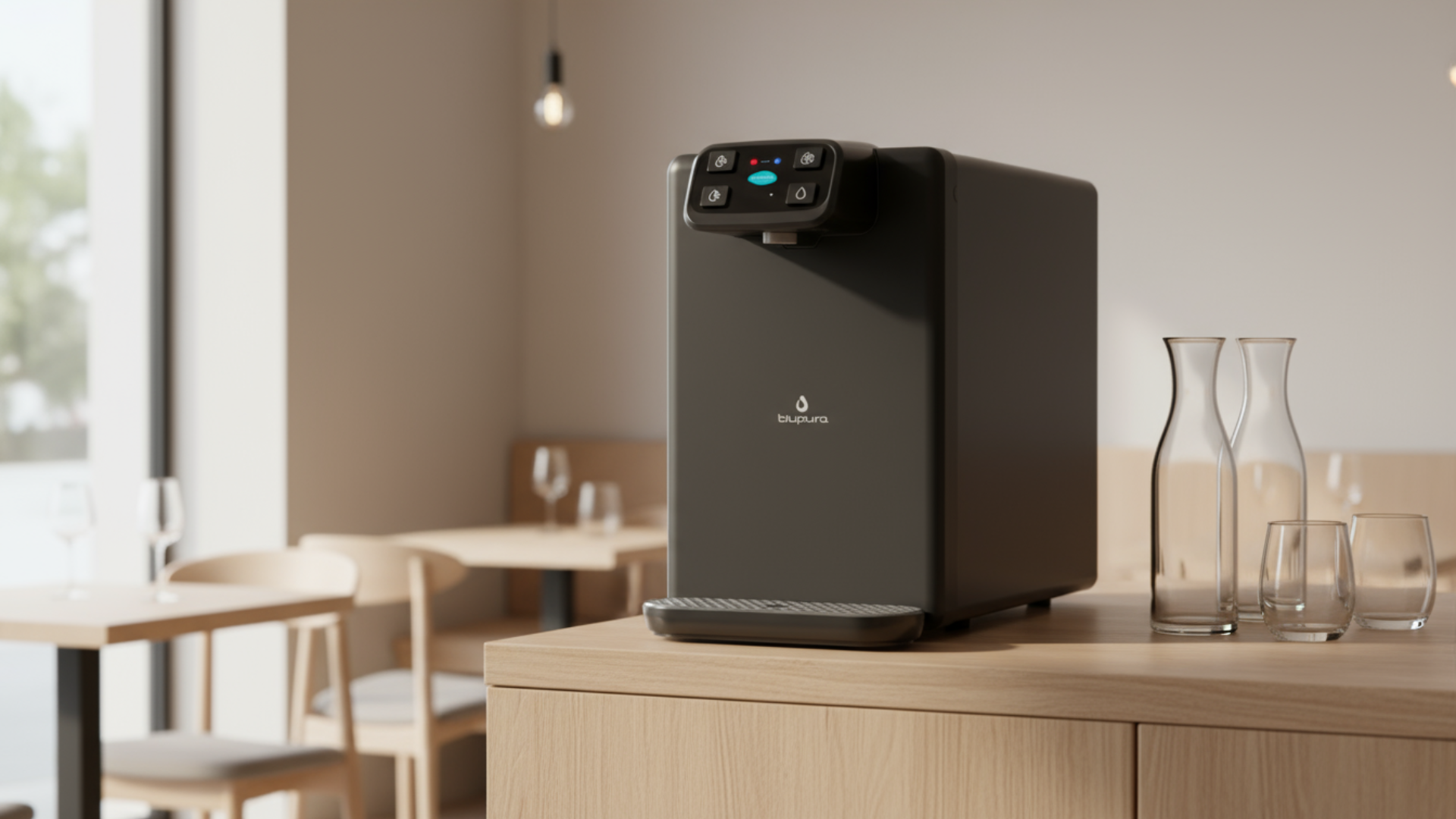 Rebel Plus: l'erogatore d'acqua con display touch, metriche ambientali e connettività IoT